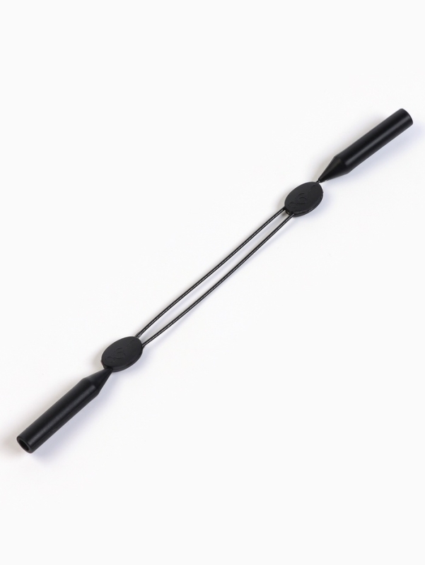 Шнурок для очков на шею силиконовый, минимальная длина 17.5 см, максимальная 24.5 см