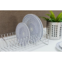 Сушилка для посуды Доляна, 28,5×20×10 см, хромированная Сушилка для посуды Доляна, 28,5×20×10 см, хромированная