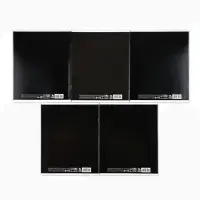 Тетрадь в клетку, 48 л., А5, на скрепке, блок №1 Black or Grey МИКС