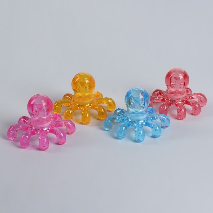 Массажёр &laquo;Осьминог&raquo;, универсальный, 11&times;9&times;8 см, МИКС