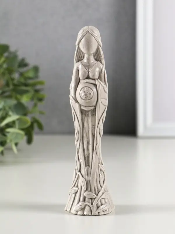 Фигура гипс "Луна" 15х4 см, под камень