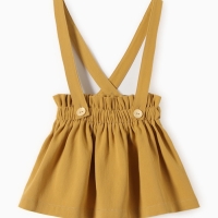 Юбка для девочки на лямках, MINAKU, цвет оранжевый, рост 116 см Юбка для девочки на лямках, MINAKU, цвет оранжевый, рост 116 см