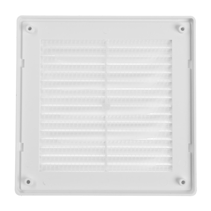 Решетка вентиляционная ZEIN Люкс ЛР170-ОК, 170 x 170 мм, сетка, разъемная, обратный клапан