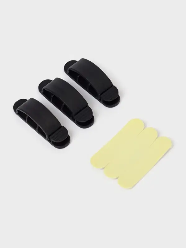 Держатели для проводов, набор 3 шт., на 3 провода, цвет микс