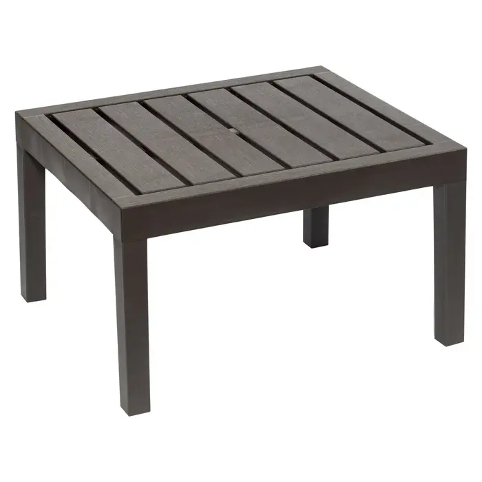 Стол садовый &laquo;Рейки&raquo;, пластик, 55&times;65&times;38 см, мокко