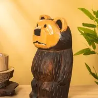 Сувенир "Мишка" дерево 16х14х30 см