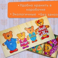 Конструктор-персонаж &laquo;Семья бурых медведей&raquo;