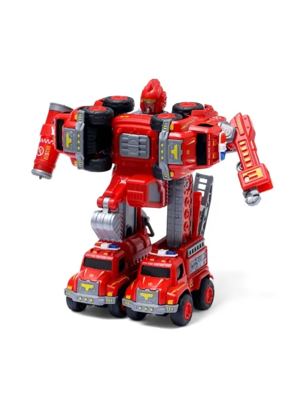 Робот-трансформер &laquo;Огнеборец&raquo; 5в1, собирается из 5 машинок, подвижные детали