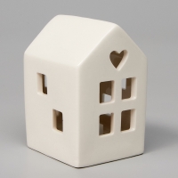 Светодиодная фигура "Дом белый" 8х4.8х5.5, 1 LED, LR44x3(в компл.), Т/БЕЛЫЙ