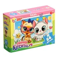 Пазл 54 эл. "Милые котята", 17,5 х 13 см