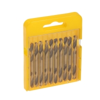 Набор двусторонних сверл по металлу ТУНДРА, HSS-Tin, 4.2 х 55 мм, 10 шт. Набор двусторонних сверл по металлу ТУНДРА, HSS-Tin, 4.2 х 55 мм, 10 шт.