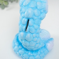 Новогодняя копилка "Мини Гумми" 12х12х17 см, голубой Новогодняя копилка "Мини Гумми" 12х12х17 см, голубой