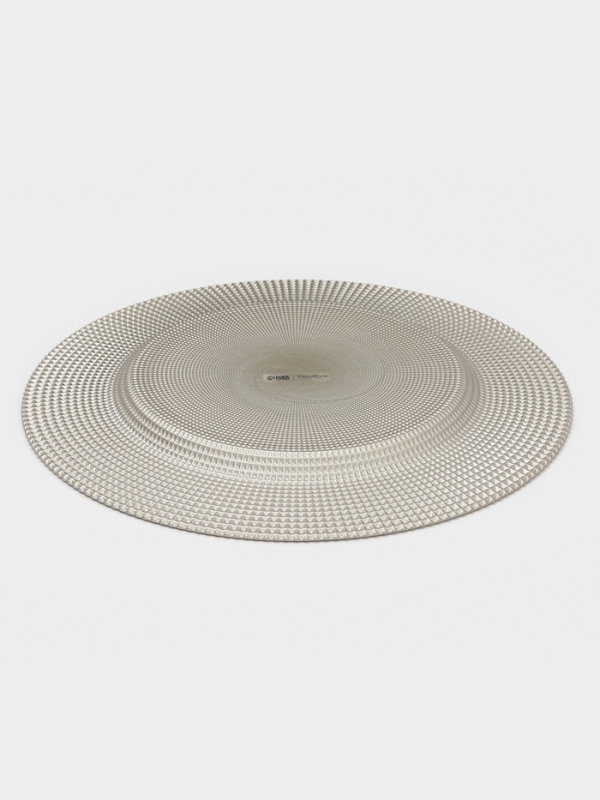 Тарелка подстановочная "Brick" 33 см, цвет зеленый