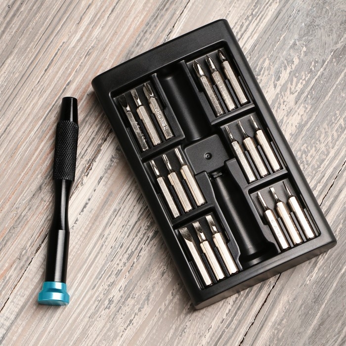 Набор отверток в фляге &laquo;Твое лицо&raquo;, универсальный, 18 предметов