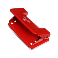 Дырокол металлический 10 листов, Attomex, красный