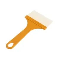 Кисть плоская ЛОМ промо, искусственная щетина, пластиковая рукоятка, 90 мм