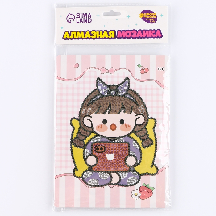 Алмазная вышивка &laquo;Цуи&raquo;, 13,7 &times; 18,3 см, картон, с частичным заполнением