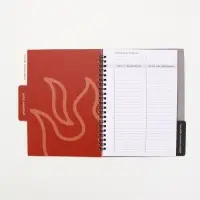 Планинг с разделителями, мягкая обложка А5, 50 л "Несделанные дела"