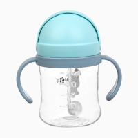 Mum&Baby, Поильник- непроливайка с трубочкой, зайка, голубой SL-07275C