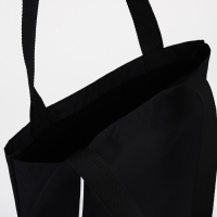 Сумка шопер &laquo;Кеды&raquo;, 35х0.5х40 см, отд без молнии, без подклада, чёрная