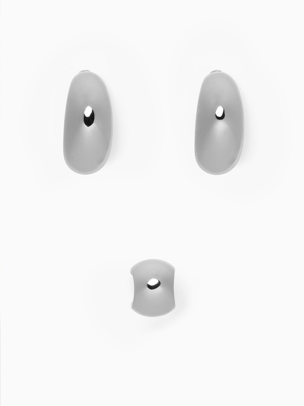 Набор серьги и каффы 3 шт &laquo;Капли&raquo; объёмные, цвет золото