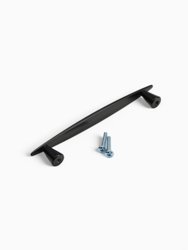 Ручка-скоба CAPPIO SUP, цинк, м/о 128 мм, цвет черный