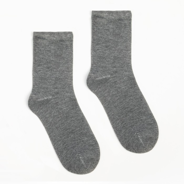 Носки женские, цвет серый, размер 36-40
