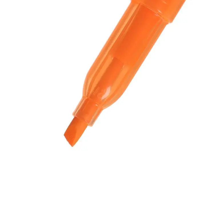Маркер-текстовыделитель скошенный 5 мм, оранжевый