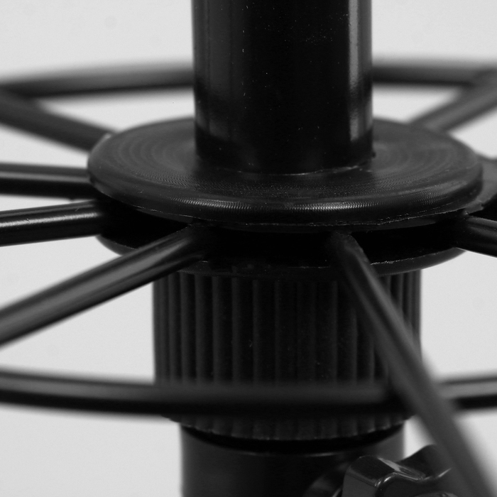 Вертушка, 5 ярусов по 10 крючков, 44×44×165, цвет чёрный Вертушка, 5 ярусов по 10 крючков, 44×44×165, цвет чёрный