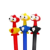 Ручка - прикол гелевая Calligrata &laquo;Курица&raquo;, МИКС
