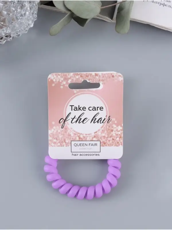 Резинка для волос пружинка &laquo;Матовая&raquo;, МИКС