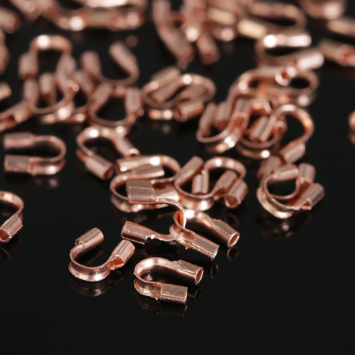 Протектор для защиты тросика 5&times;4мм (набор 50 шт.), цвет меди