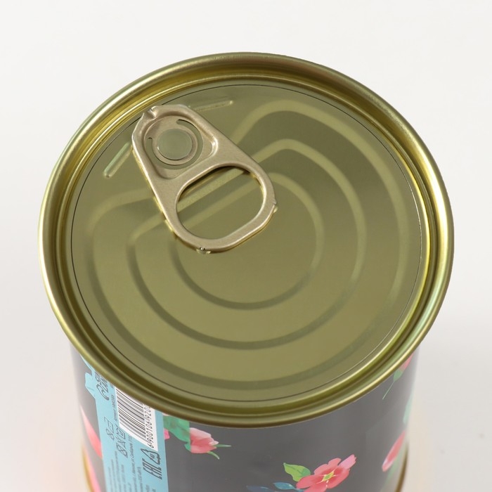 Подарочные носки в банке &laquo;Шанель&raquo;, (внутри носки женские, цвет белый)