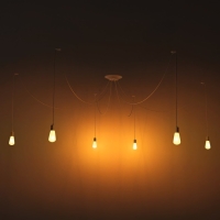 Светильник "Скин паук" 6хЕ27 40Вт белый 30х30х20-150см Светильник "Скин паук" 6хЕ27 40Вт белый 30х30х20-150см