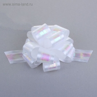 Бант-шар №5 перламутровый, цвет белый Бант-шар №5 перламутровый, цвет белый