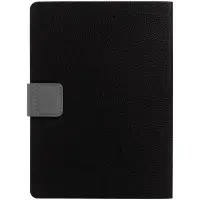 Ежедневник Boom, недатированный, черный с серым