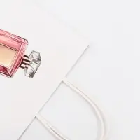 Пакет подарочный крафт &laquo;С Женским Днём&raquo; 18&times;8&times;25 См