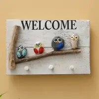 Вешалка WELCOME, 31&times;6.5&times;21 см, дерево албезия