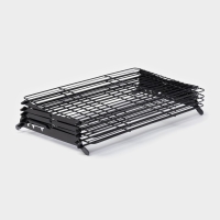 Решётка для глазирования и остывания кондитерских изделий, 4 яруса, 43,5×25,5×8 см, цвет чёрный Решётка для глазирования и остывания кондитерских изделий, 4 яруса, 43,5×25,5×8 см, цвет чёрный