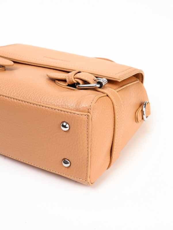 Сумка женская, 22*11*17, отд на молнии, длин ремень, хаки