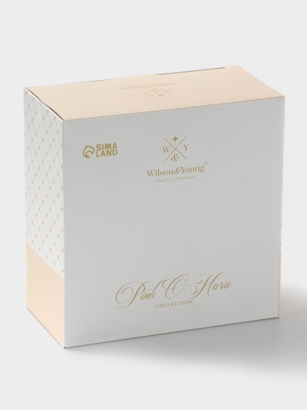 Салатник 14х6,5 см WY  "Pink O'hara", зелёный