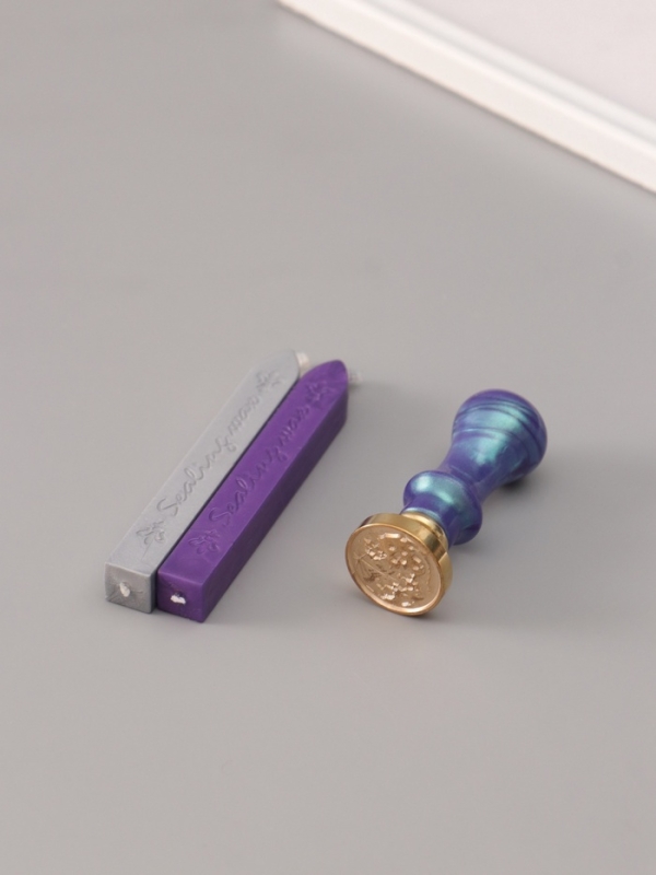 Сургучный набор "Планета" печать, ручка, сургуч 12,5х10х3,6 см