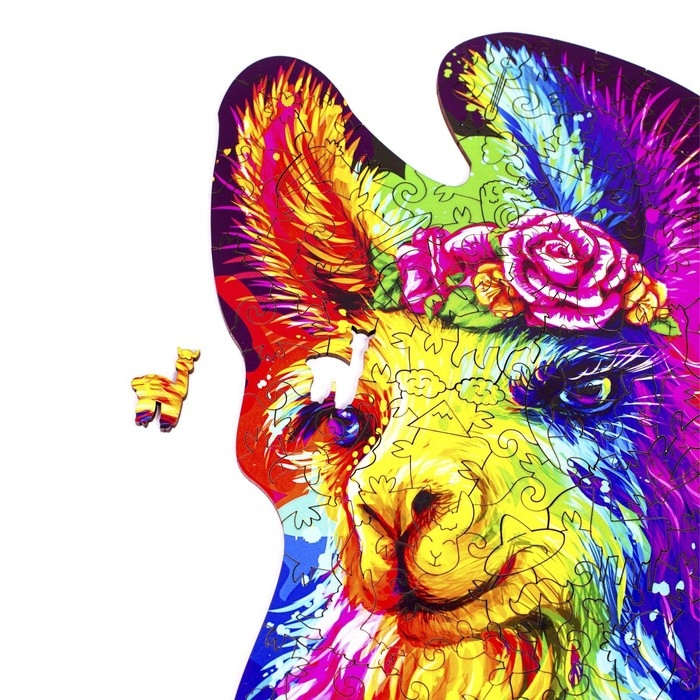 Пазл фигурный &laquo;Лама&raquo; М