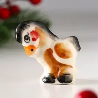 Сувенир Жеребенок Пупс Саша, 5х5 см, гжель, цвет