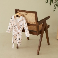 Халат детский муслиновый LoveLife &laquo;Сердечки&raquo; (4 года, рост 104-110 см) 100% хлопок, 235 гр/м2