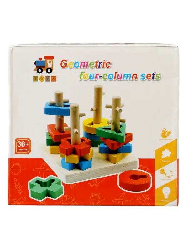 Развивающий деревянный сортер