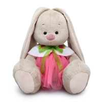 Мягкая игрушка &laquo;Зайка Ми&raquo;, в юбке и воротнике с клубничками, 18 см