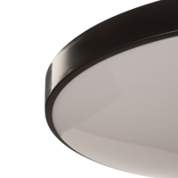 Светильник "Минимал" круг LED 18Вт 6500К (быстросъемный механизм) черный 23х23х5см