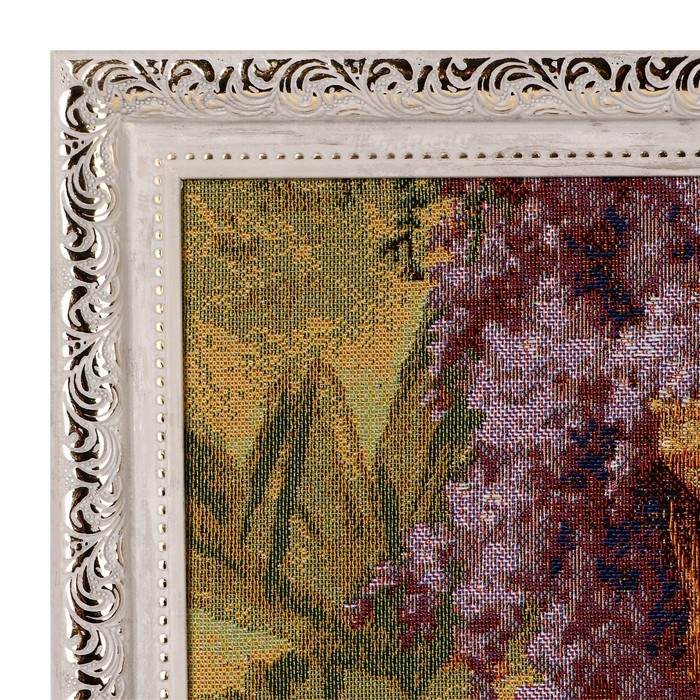 Гобеленовая картина Гобеленовая картина "Павлиний дуэт" 50*80 см