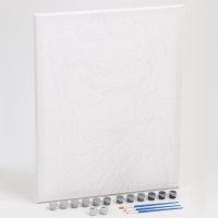 Картина по номерам на холсте с подрамником &laquo;Девушка в элегантном платье&raquo;, 40 х 50 см